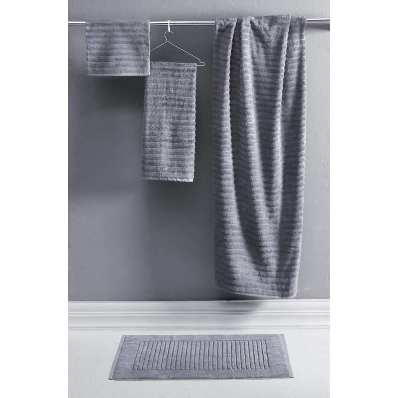 Ensemble de 6 serviettes en coton Florentin, Gris