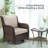 Jolesa 2 - Person Patio Conversation Set with Cushions-954697582