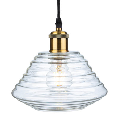1 - Light Brown Jar Pendant