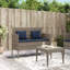 Banc de patio avec coussins Vidaxl-97884432