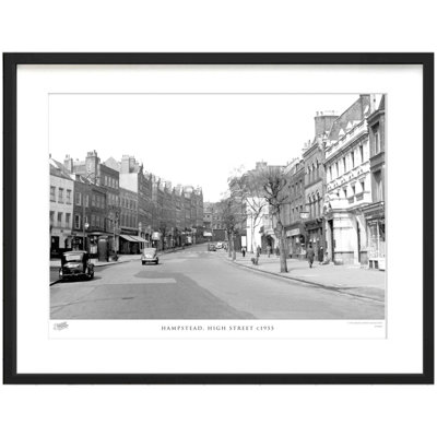 Hampstead, High Street C1955 by Francis Frith - Single Picture Frame Print
