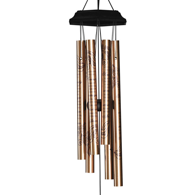 Prière sereine et voile de fer Windchime