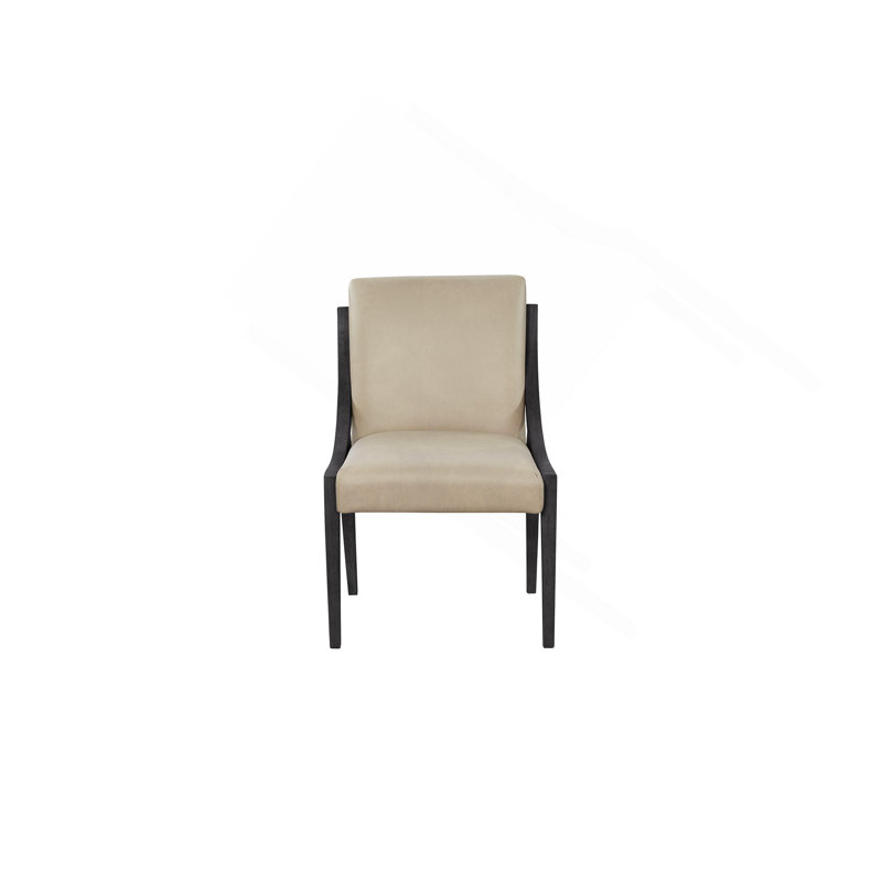 Fauteuil en cuir Sling - poivre