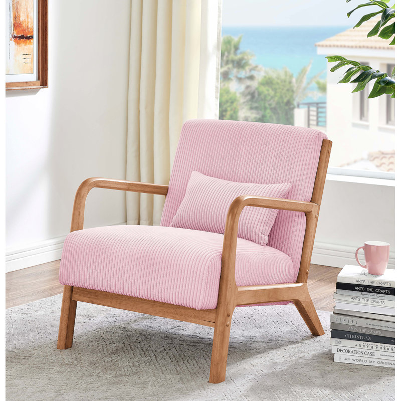 Chaise longue en bois, Pink
