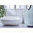 Waterfall Spout Single Handle Faucet For Bathroom Sink, Pop - Up Drain  No Overflow , Brushed Nickel Stainless Steel, Smooth And Stable Water, Precise Water Flow Temperature Setting, Rust Coating,-121679434
