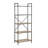 Itzel Antique Oak & Sandy Gray Finish Bookshelf-1186667749