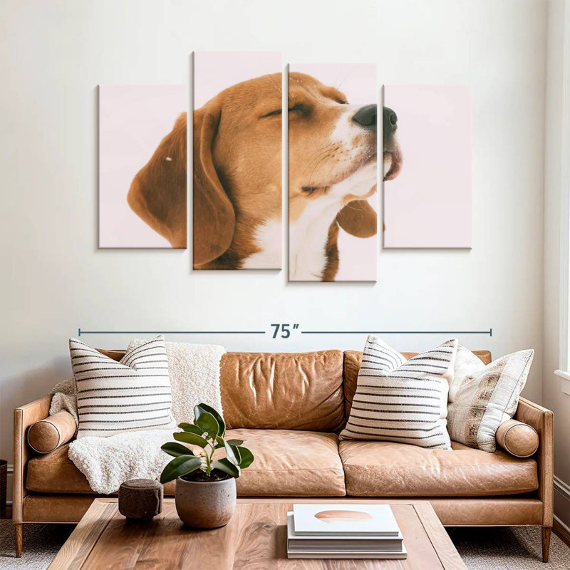 Brampt Beagle, 42'' H x 68'' W