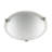 Malibu Flush Mount by Russell Lighting: Sleek Brushed Chrome Design for Modern Spaces