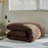 Solid Color Comforter Dark Color 3 PCs Bedding Set Deep Color Bed Comforter Set-115667180-115667189
