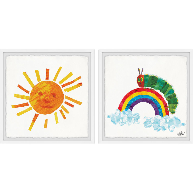 Out In The Sun Diptych - Single Picture Frame Painting Set