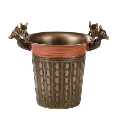 Bouille Brass Ice Bucket