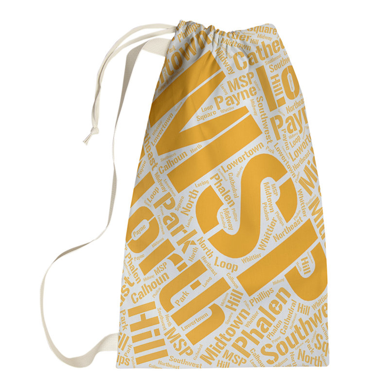 Laundry Hamper with Handles, Orange, Large (36" H x 28" W x 1.5" D), Minneapolis–Saint Paul