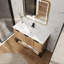 Meuble-lavabo autoportant 48 po avec lavabo en résine-568511066