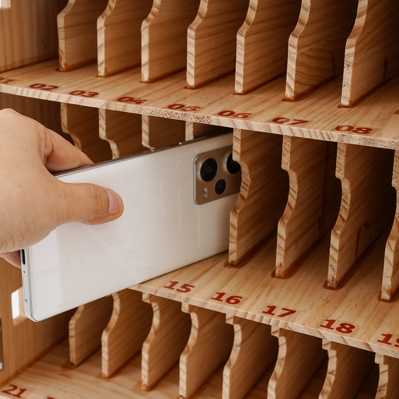 Cell Phones Storage Cabinet With Door Lock And Keys