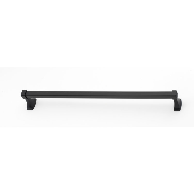 Cube 19.25" Wall Mounted Towel Bar, Bronze,  2" H x 19.25" L x 3.06" D