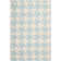 Mccall Hand Woven Flat Weave Wool/Cotton Houndstooth Rug in Light Blue/Ivory