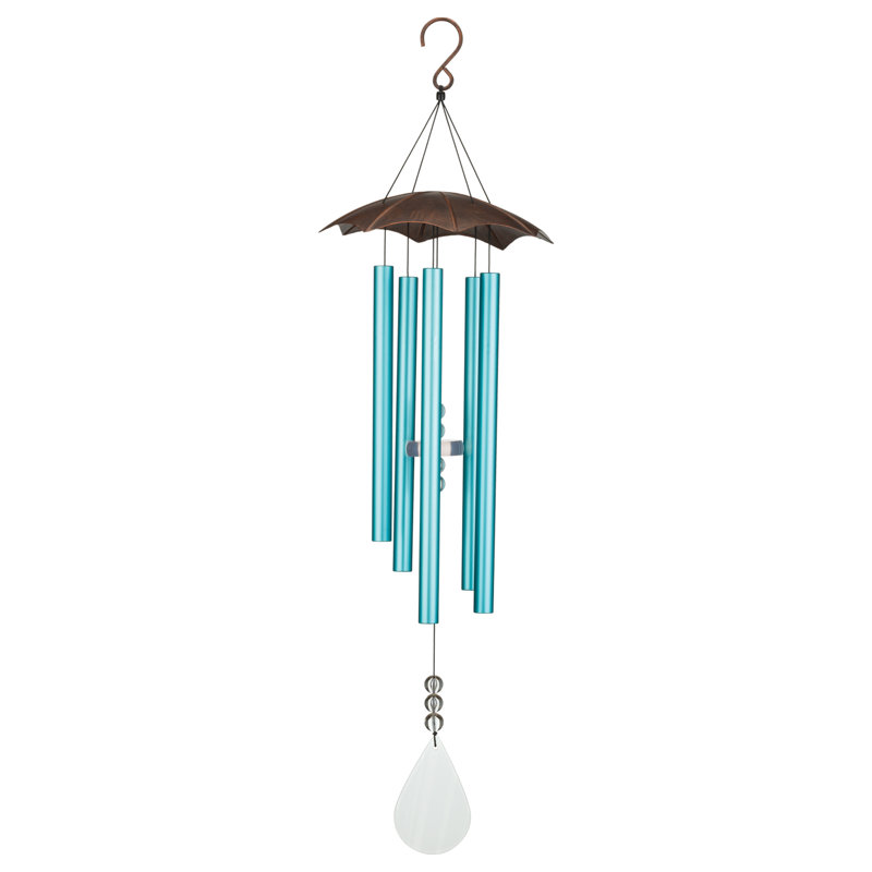Carillon de pluie, H 12 po x l 12 po x P 40,5 po