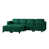 Velours vert est en rupture de stock