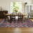 Area Rug 5×7, Washable Vintage Boho Rug, Low-Pile Non-Slip Stain Resistant Carpet for Living Room, Bedroom, Dining Room, Kids Nursery, Red-1237407812