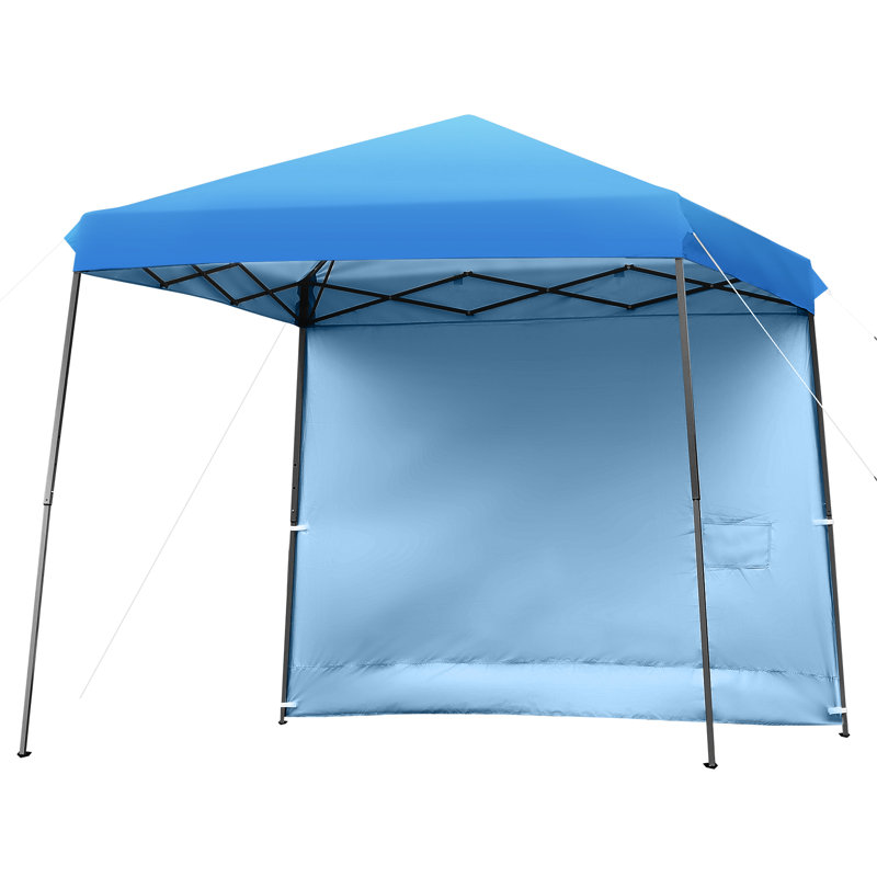 Abri dépliant en acier l 10 pi x P 10 pi, Bleu