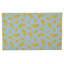 Tapis de toilette rectangulaire absorbant et antidérapant Summer Lemon