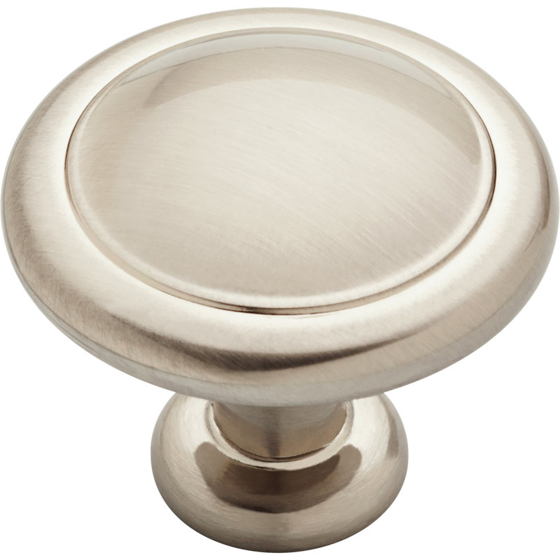 1 1/4" Diameter Mushroom Knob Multipack, Satin Nickel