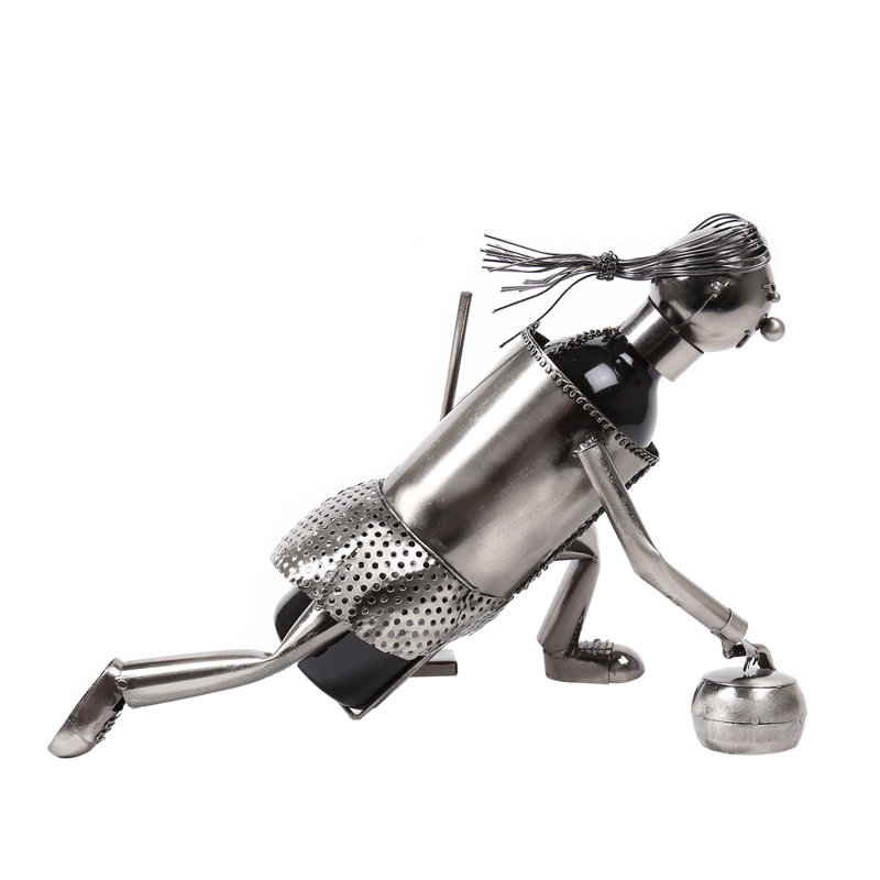 Tabletop Wine Bottle Rack in Silver