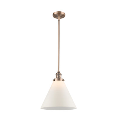 Luminaire suspendu conique à 1 lumière Anner