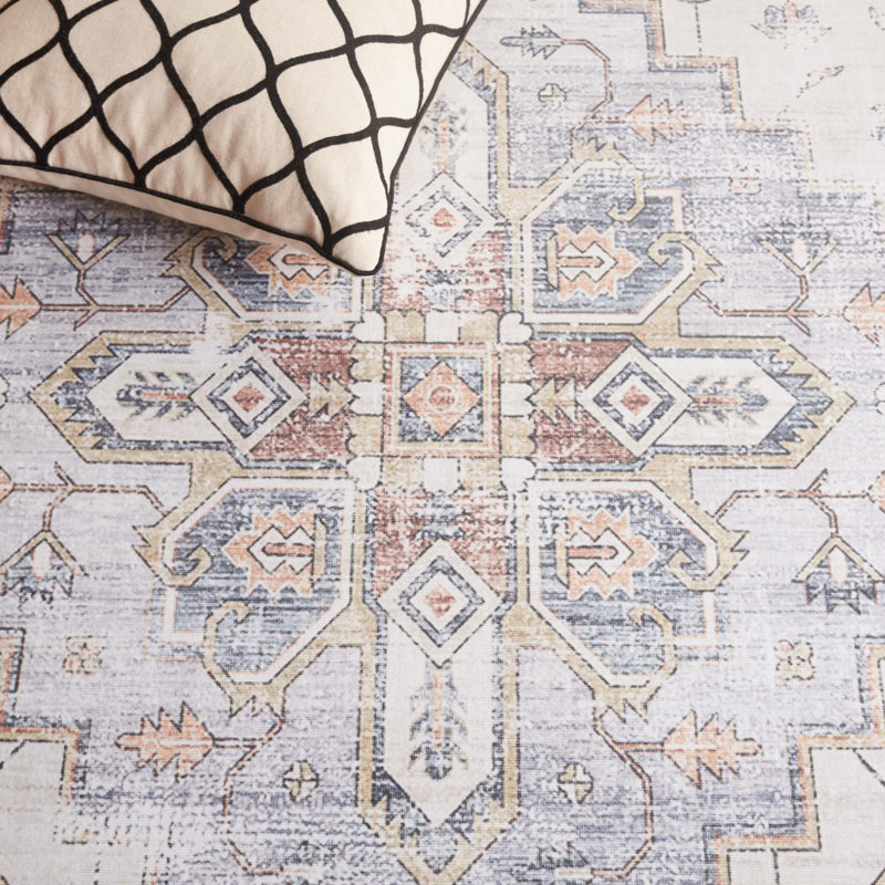 Tapis Alisha avec envers antidérapant, Rectangle de 5 pi x 8 pi