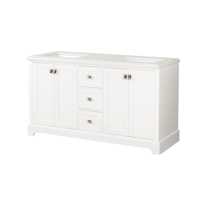 Meuble-lavabo et meuble-lavabo Red Barrel Studio®, Blanc
