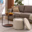 Repose-pieds, ensemble de repose-pieds multifonctionnel, combinaison de repose-pieds et de table, avec tabouret tambour, avec espace de rangement-1749488819