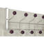 Bleeker Aluminum Over-the-Door 10 - Hook Wall Mounted Coat Rack-26400111