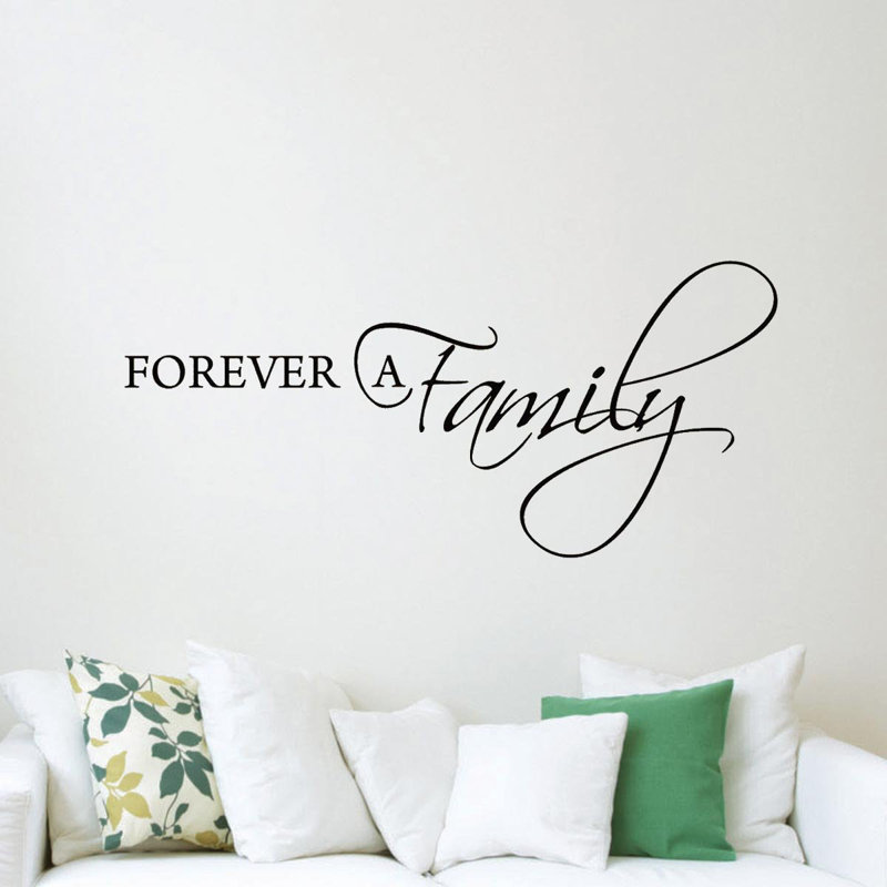 Adhésif décoratif « foreving a family » Du Bois, 10 po x 22 po