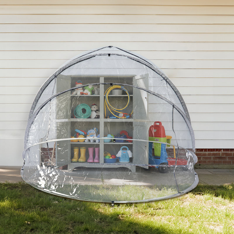 Tente de rangement murale pour vélo, Transparent