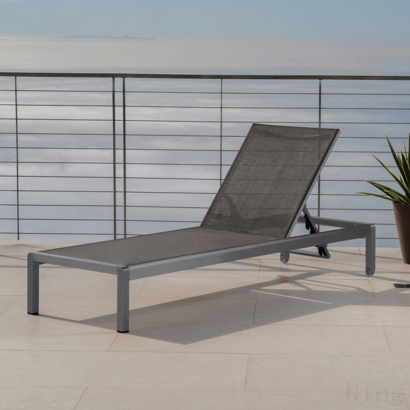 Outdoor Mesh Chaise Lounge