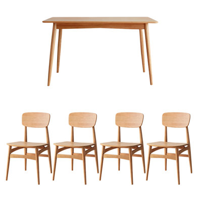 Rectangular 31.49'' W Dining Set