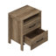 Table de chevet 2 tiroirs 22,7 po Wilder-1225226561-1293806191