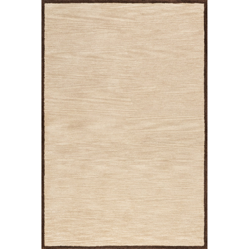 Pierre Wool Area Rug, Rectangle 3' x 5', Beige