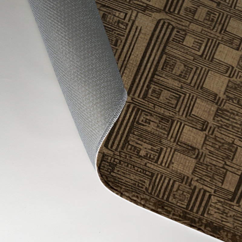Tapis intérieur et extérieur ArtDeco, Rectangle 5 pi x 7 pi
