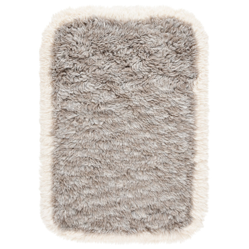Casablanca 475 Hand Woven Wool Pile Striped Rug, Rectangle 8' x 10'