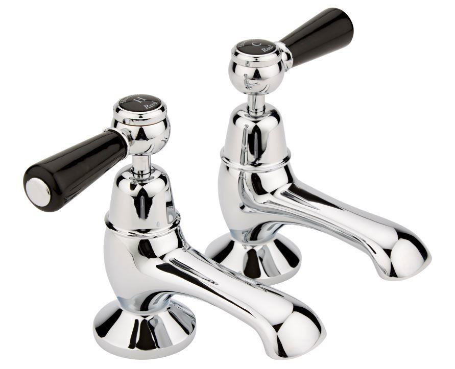 Hudson Reed Topaz 2 Piece Bath Tap Set with Dome Lever | Wayfair.co.uk