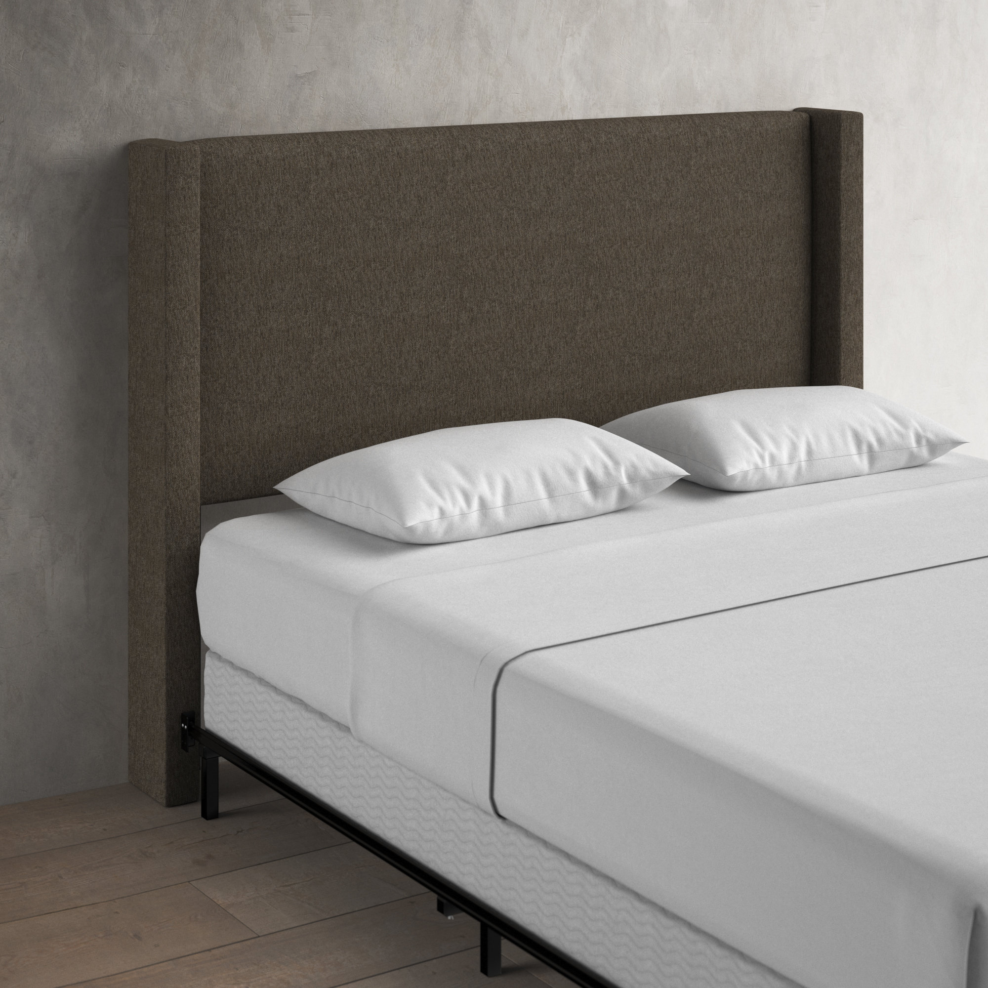 Benson Upholstered Headboard, California King, Brown
