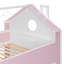 Lits superposés avec rangement, entièrement en bois MDF, style maison, chambre d'enfant moderne-1256186779