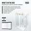 Cabine de douche coulissante sans cadre avec verre transparent 3/8 et base Winslow l 48 po x P 36 po x H 80 po-50877757-50877761