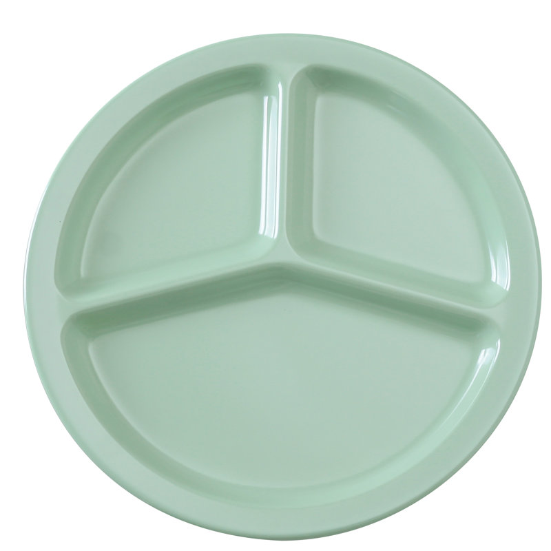 Plat de service en mélamine Nessico, Vert