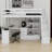 Loft Bed With L-Shaped Desk And Drawers, Cabinet And Storage Staircase-977518136