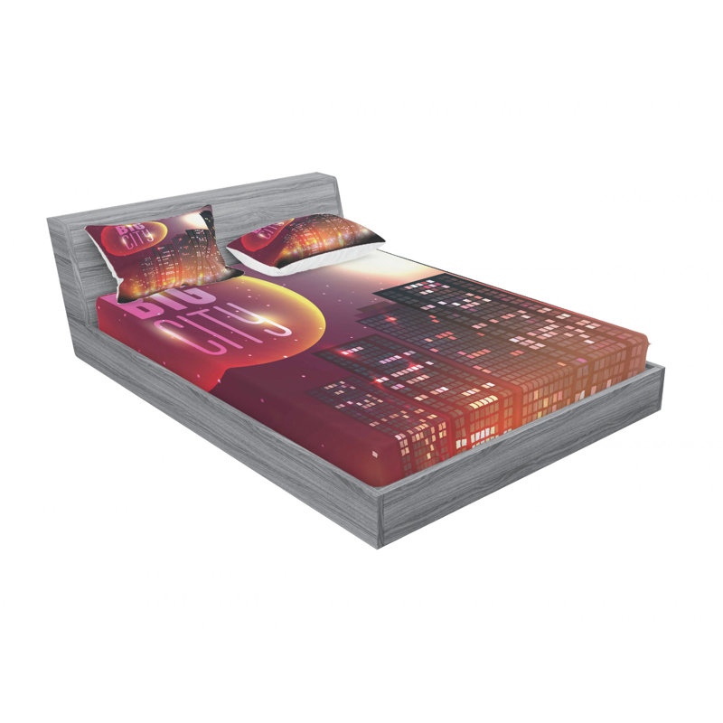 Microfiber Sheet Set, Full/Double Sheet Set with Fitted Sheet