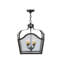 Lustre carré lanterne 4 lumières