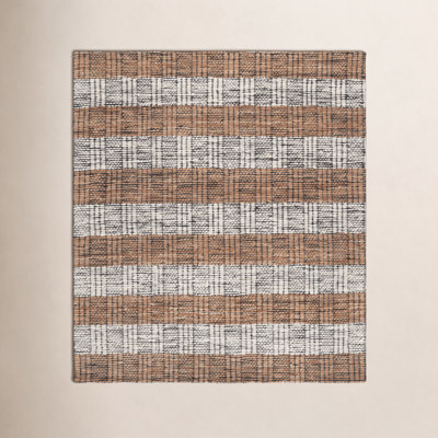 Hand-Woven Striped Performance Rug