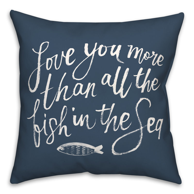 Reversible Throw Pillow, 18" H x 18" W